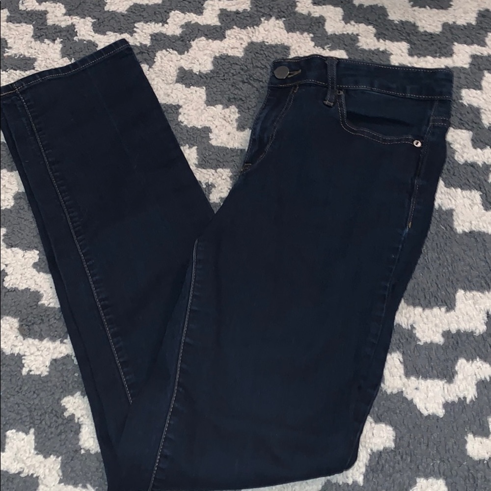 calvin klein dark blue skinny jeans